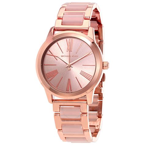 michael kors mk3595 stainless steel ladies watch rose gold-tone|Michael Kors MK3595 Hartman Rose Gold Dial Rose Gold .